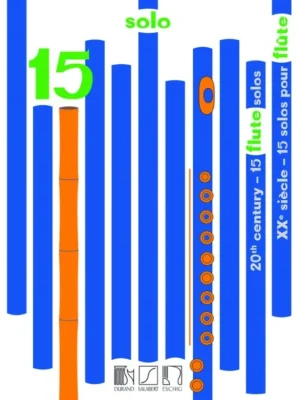 Noty pro flétny 15 Solos pour Flute du XXe Siecle Levný