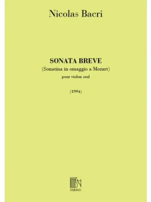 Noty pro housle Sonata Breve Op.45 Tovární Cena