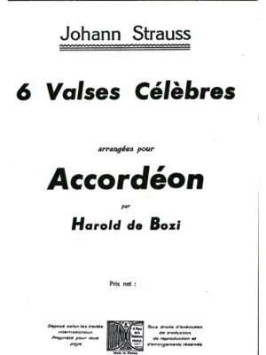 Must-Have Noty akordeon 6 Valses Accordeon