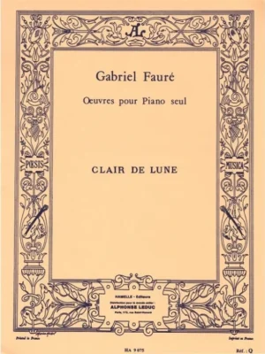 Noty pro piano Clair De Lune Op.46 No.2 Finální Výprodej