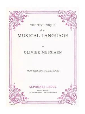 Horká Nabídka Noty pro piano The Technique of my Musical Language