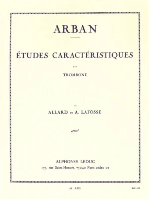 Noty pro trombon Etudes caractéristiques Levný