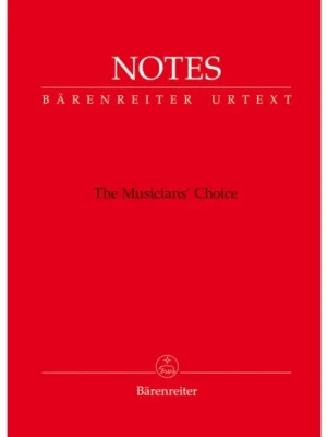 Notový zápisník Bärenreiter červený Aktuální