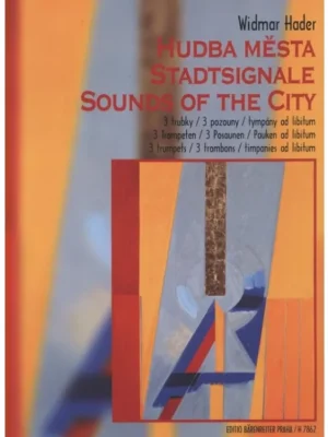 Finální Výprodej Widmar Hader - Hudba města partitura