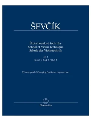 Hit Sezóny Škola houslové techniky op. 1 sešit 3. - Ševčík
