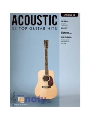 Noty na kytaru ACOUSTIC - 33 TOP GUITAR HITS Cenová Bomba