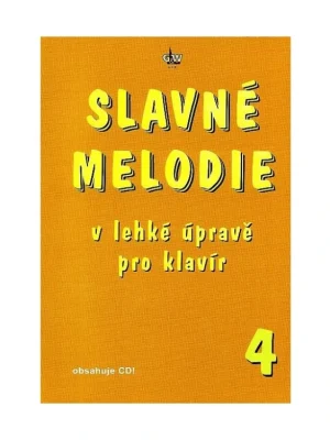 Klavírní upravy Slavné melodie 4 + CD Zlevněný