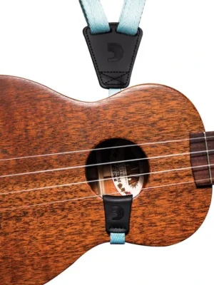 Aktuální D'Addario Eco-Comfort Ukulele Strap, Seafoam