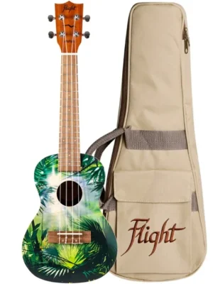 Koncertní ukulele Flight Auc-33 Jungle Dokud Zásoby Vydrží