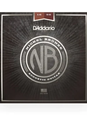 Ihned K Objednání D'Addario NB1656 Nickel Bronze Acoustic Guitar Strings, Resophonic, 16-56
