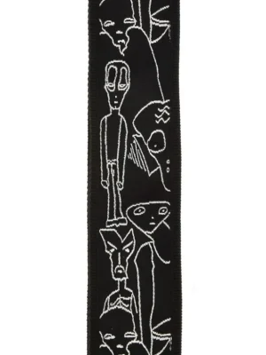 D'Addario Joe Satriani Guitar Strap, Silver Sketches Dokud Zásoby Vydrží