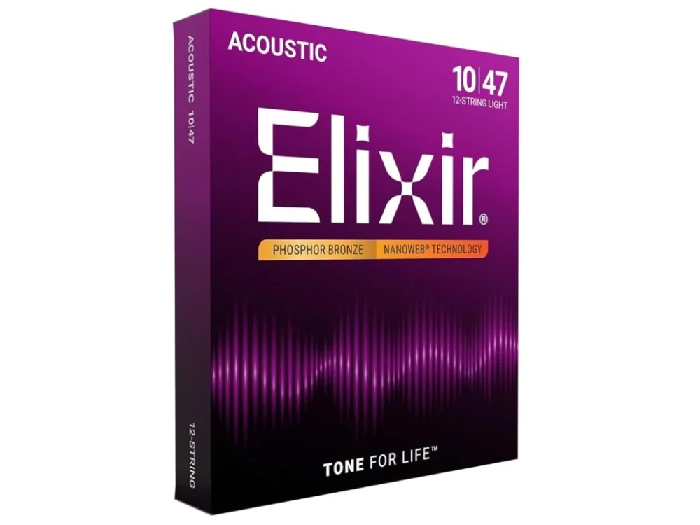 Akce Struny na akustickou kytaru Elixir Nanoweb 16002