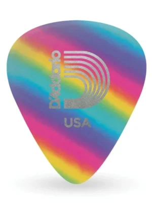 Omezená Nabídka D'Addario Rainbow Celluloid Guitar Picks 10 pack, Medium
