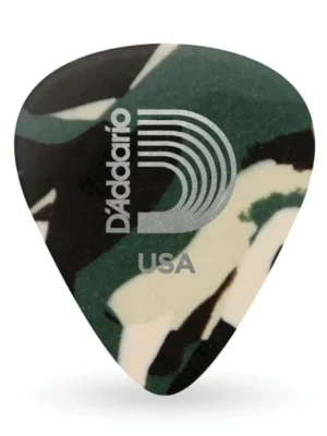 D'Addario Camouflage Celluloid Guitar Picks, 100 pack, Heavy Nejprodávanější