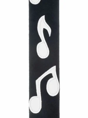 Poslední Šance D'Addario Icon Collection Leather Guitar Strap, Note