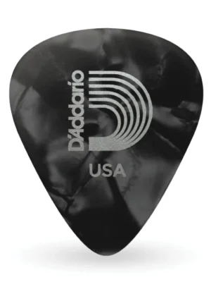 Výprodej D'Addario Black Pearl Celluloid Guitar Picks, 25 pack, Light