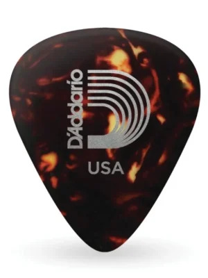 D'Addario Shell-Color Celluloid Guitar Picks, 10 pack, Heavy Autentický