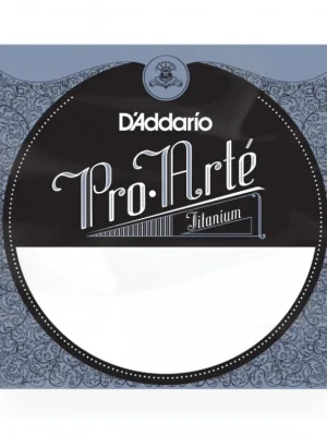 Víkendová Akce D'Addario T2 Titanium Treble Classical Guitar Single String, Extra-Hard Tension, First String