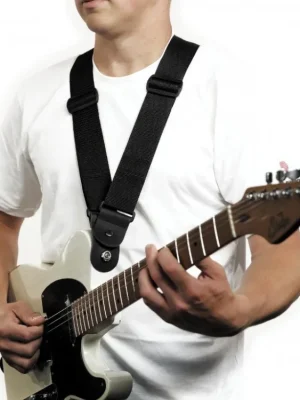 Přímo Od Výrobce D'Addario Dare Guitar Strap, Black