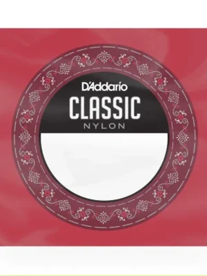 Výprodej D'Addario J27H01 Student Nylon Classical Guitar Single String, Hard Tension, First String