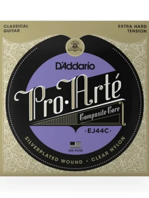 D'Addario EJ44C Pro-Arte Composite Classical Guitar Strings, Extra-Hard Tension Autentický