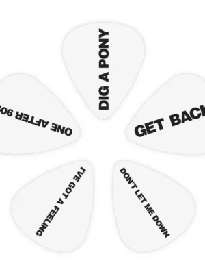 Levný D'Addario Beatles Guitar Picks, Get Back, 10-Pack, Heavy