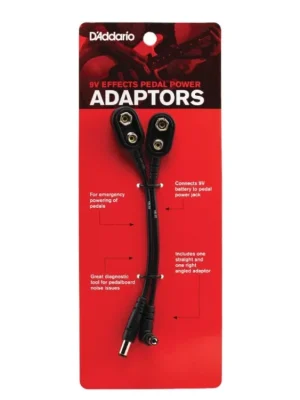 D'Addario 9v Effects Pedal Power Adaptors Novinka