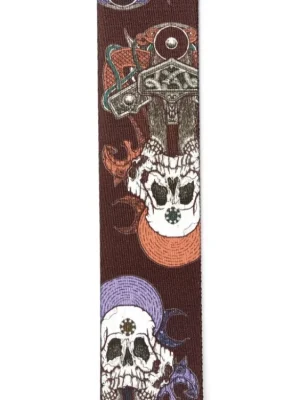 Speciální Cena D'Addario Alchemy Planet Lock Guitar Strap, Gods of War