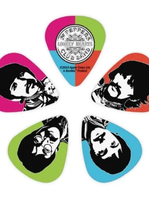 D'Addario Sgt. Pepper's Lonely Hearts Club Band 50th Anniversary Heavy Gauge Guitar Picks Víkendová Akce