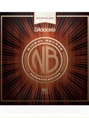 D'Addario NB032 Nickel Bronze Wound Acoustic Guitar Single String, .032 Rychlé Dodání