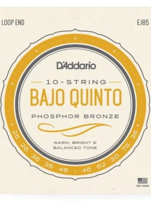Zlevněný D'Addario EJ85 Bajo Quinto Strings