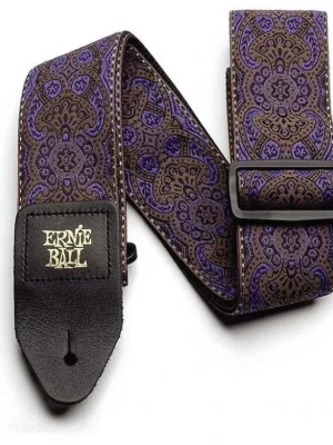 Pouze Dnes Kytarový popruh 4164 Ernie Ball Purple Paisley Jacquard