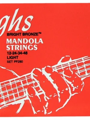 Struny na mandolu GHS Bright Bronze SET PF280 Cenová Bomba