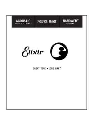 Nejprodávanější Kusová struna Elixir 022W PB Nanoweb