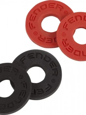 Zámky na popruh Fender Strap Blocks - Black, Red Nejlepší Volba