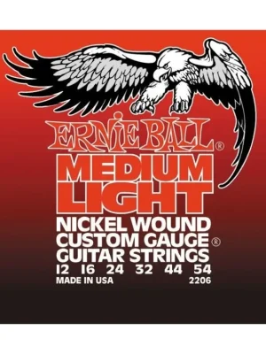 Struny na elektrickou kytaru Ernie Ball Medium Light EB 2206 Cenově Výhodný