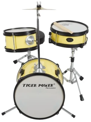 Značkový Dětská bicí souprava TIGER POWER TCCJR30 Yellow