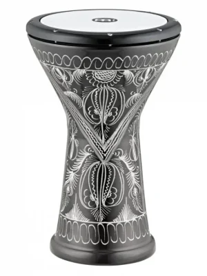MEINL - BASS DOUMBEK 10"X18 1/4" MEINL, HAND ENGRAVED, ALUMINUM, SYNTHETIC HEAD HE-3218 Cenová Bomba