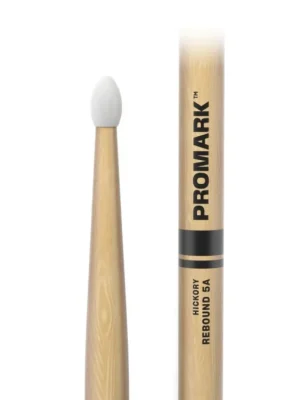 Finální Výprodej ProMark Rebound 5A Hickory Drumstick, Oval Nylon Tip