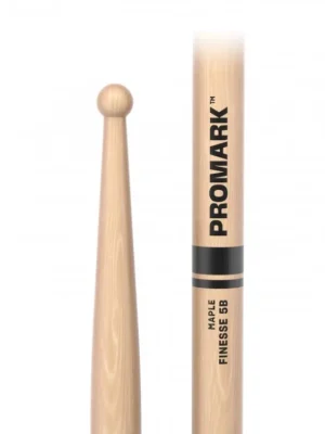 ProMark Finesse 5B Maple Drumstick, Small Round Wood Tip Autentický