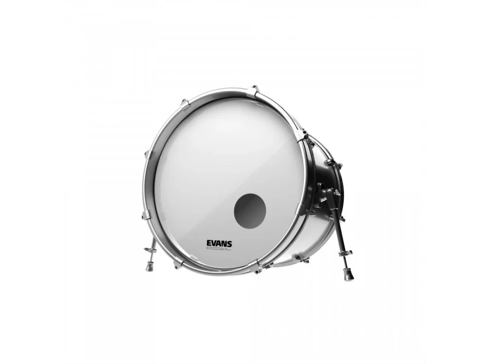 Vrácení Zdarma Evans EQ3 Resonant Smooth White Bass Drum Head, 26 Inch
