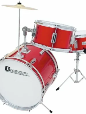 Super Cena Dimavery JDS-203 dětská bicí sada, červená
