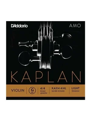 D'Addario Kaplan Amo Violin G String, 4/4 Scale, Light Tension Kup Teď