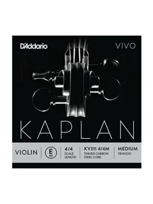 D'Addario Kaplan Vivo Violin E String, 4/4 Scale, Medium Tension Horká Nabídka