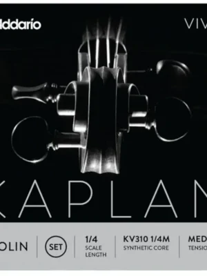 D'Addario Kaplan Vivo Violin String Set, 1/2 Scale, Medium Tension Expresní Doručení