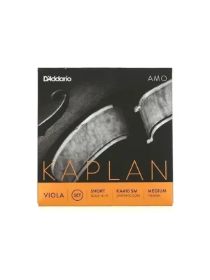 Vysoce Kvalitní D'Addario Kaplan Amo Viola String Set, Short Scale, Medium Tension