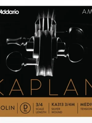 Tovární Cena D'Addario Kaplan Amo Violin D String, 3/4 Scale, Medium Tension