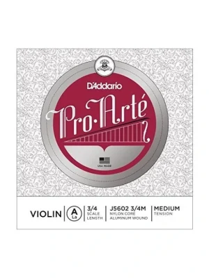 Akční Cena D'Addario Pro-Arte Violin Single A String, 3/4 Scale, Medium Tension