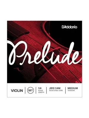 D'Addario Prelude Violin String Set, 1/4 Scale, Medium Tension Must-Have