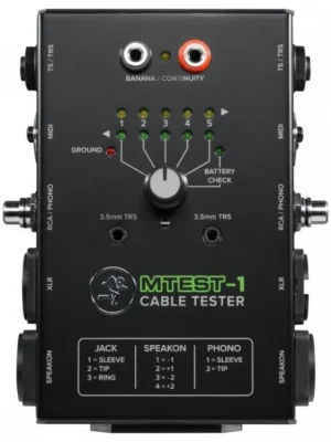 Nízká Cena MACKIE MTest-1 kabelový tester